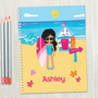 Beach Girl Kids Notebook
