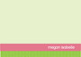 Check Out Our Kids Personalized Stationery Cards | Pink And Green Borders