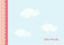 Modern Personalized Stationery | Dreamy Clouds Pink