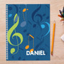 Musical Notes Kids Notebook