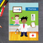 Boy Doctor's Visit Kids Notebook