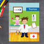 Boy Doctor's Visit Kids Notebook