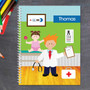 Boy Doctor's Visit Kids Notebook
