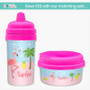 Sweet Flamingo Love Snack Bowl