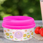 Pink Flowers Pattern Snack Bowl