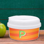 Brilliant Initial Orange Snack Bowl