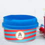 Fun Initials Red Snack Bowl