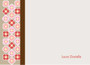 Shop Personalized Notecards | Flower Checkerboard