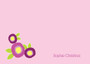 Browse Best Personalized Stationery | Modern Flowers Purple