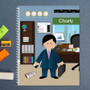 A Boy Crunching Numbers Boy Kids Notebook