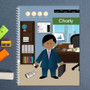 A Boy Crunching Numbers Boy Kids Notebook