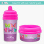 Butterflies Personalized Baby Sippy Cups