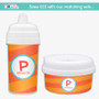 Fun Initials - Orange Sippy Cup for Toddlers