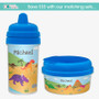 Dino Personalized Sippy Cups for Toddlers