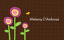 Mod Chocolate Flowers Gift Tag