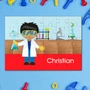 Cool Scientist Boy Personalized Puzzles