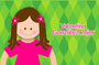 Cute Girl In Pink Gift Tag