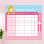Just Like Me Girl Light Blue Chore Chart