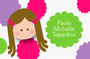 Cute Long Hair Girl Gift Tag