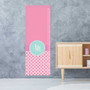 Pretty Pink Quatrefoil Growth Chart
