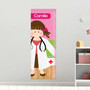 Doctor's Girl Visit Kids Growth Chart