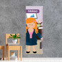 A Girl Crunching Numbers Kids Growth Chart