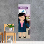 A Girl Crunching Numbers Kids Growth Chart