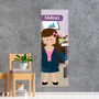 A Girl Crunching Numbers Kids Growth Chart