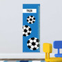 Soccer Fan Blue Growth Chart