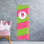 Fun Initials Pink Growth Chart