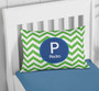 Chevron Green And Blue Pillowcase Cover
