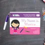ABC Dry Erase Practice Cards for Girls