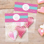 Chevron Pink Birthday Treat Bags