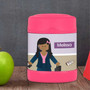 A Girl Crunching numbers Thermos Food Jar