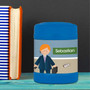 A Boy Crunching Numbers Thermos Food Jar