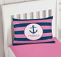 Let's Sail Pink Pillowcase Cover