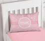 Pink Sweet Damask Pillowcase Cover