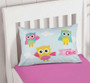 Three Owls Pillowcase Cover