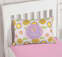Pink Flowers Pattern Pillowcase Cover