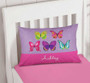 Bright Butterflies Pillowcase Cover