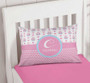 Owl Love Hearts Pillowcase Cover