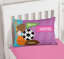 Girl Love For Sports Pillowcase Cover