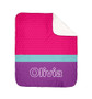 Modern Purple Sherpa Blanket