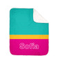 Modern Magenta Sherpa Blanket