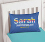 Fun Stripes Girl Autograph Camp Pillowcase Cover