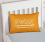Modern Orange Autograph Camp Pillowcase Cover