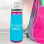Modern Sky Blue Sports Water Bottle