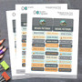 Live, Love, Camp Gray Waterproof Labels