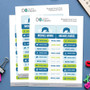 Explore Everywhere Blue Waterproof Labels