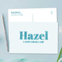 Glitter Blue Name Postcards